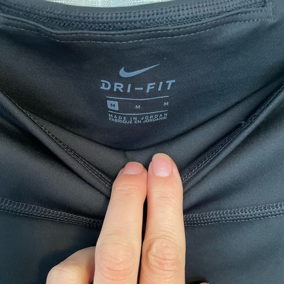 NWOT Nike Dry Fit Gold and Black Running Leggings size M - Picture 7 of 11